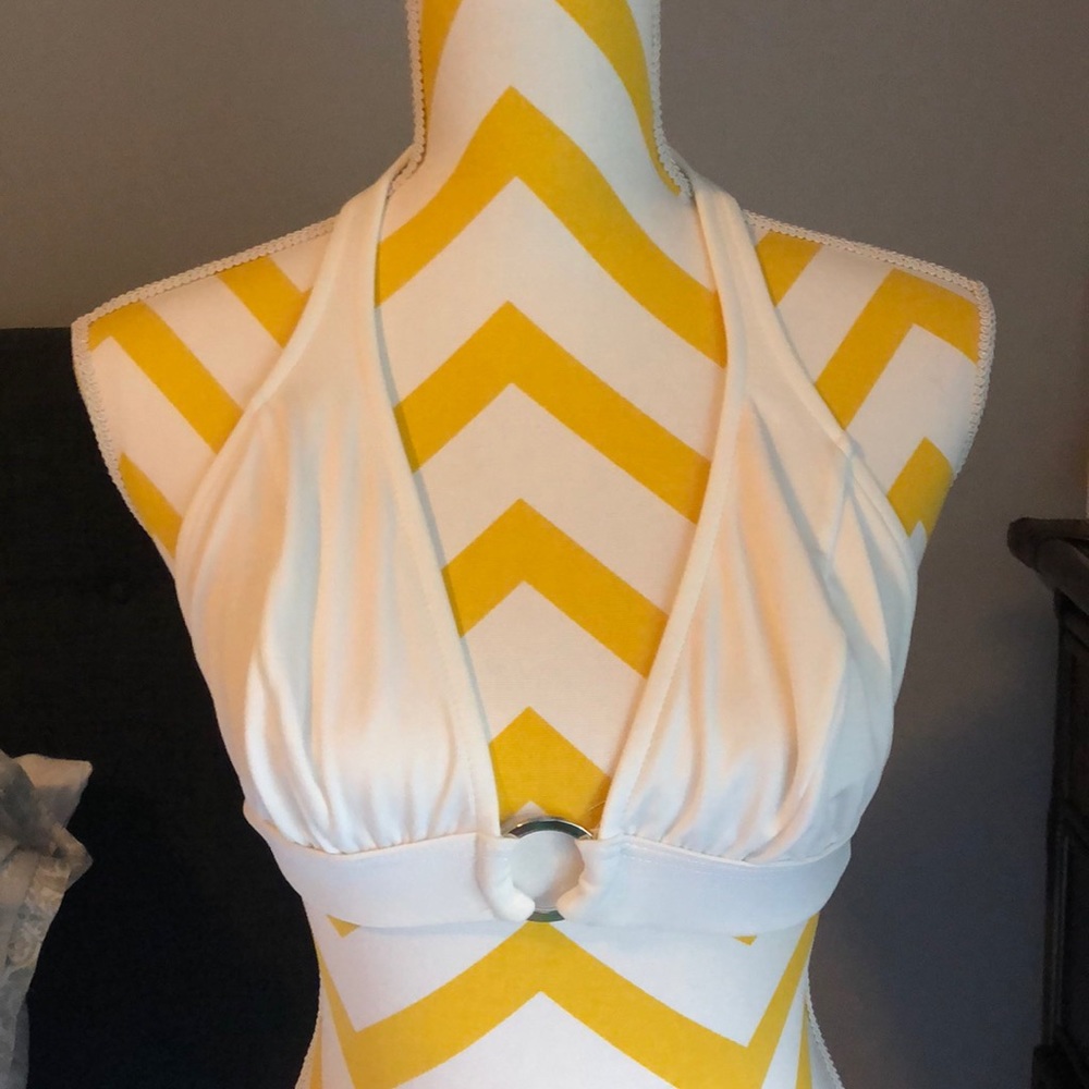 Venus White Bathing Suit Top